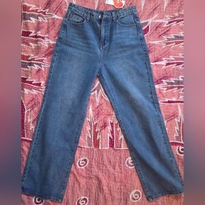 Cider Wide Leg Jeans Medium NWT High Rise Denim